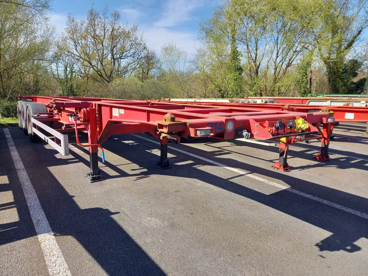 TROUILLET  - Container transporter/ Swap body semi-trailer: picture 2 TROUILLET  - Container transporter/ Swap body semi-trailer: picture 2