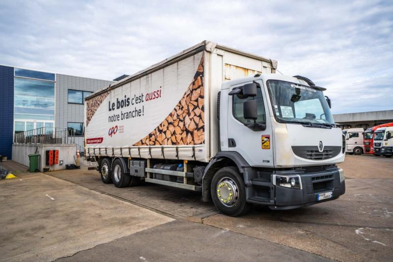 Renault PREMIUM 310 6X2 + Palfinger 2.5T - Curtain side truck: picture 2 Renault PREMIUM 310 6X2 + Palfinger 2.5T - Curtain side truck: picture 2