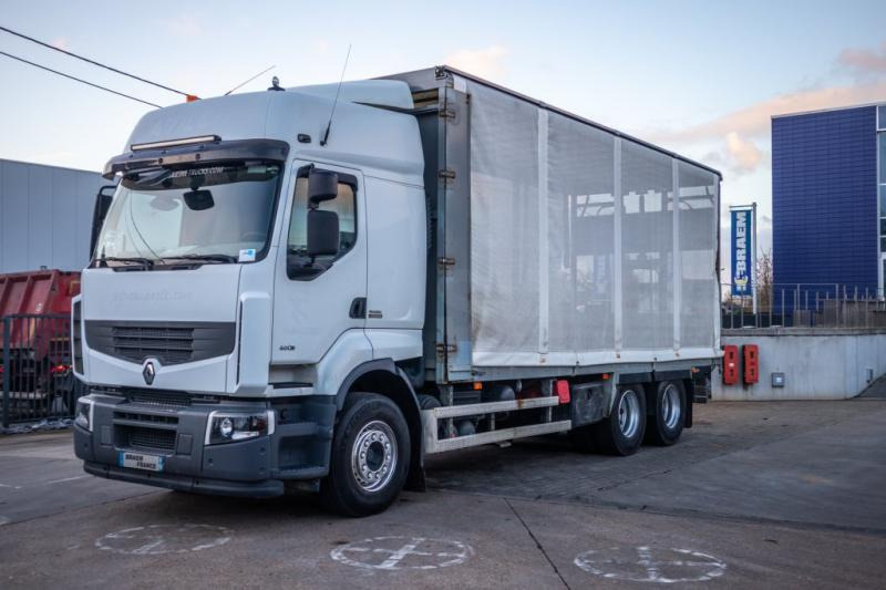 Renault PREMIUM LANDER 460DXI-6x2+10 pneus/tires-intarder - Curtain side truck: picture 1 Renault PREMIUM LANDER 460DXI-6x2+10 pneus/tires-intarder - Curtain side truck: picture 1