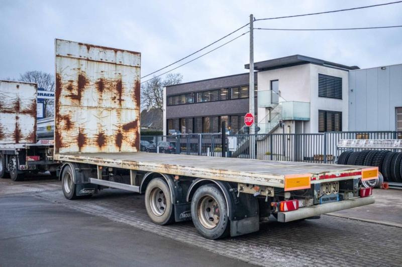 Trouillet PLATEAU + 3 ASSEN DOLLY - Dropside/ Flatbed trailer: picture 4 Trouillet PLATEAU + 3 ASSEN DOLLY - Dropside/ Flatbed trailer: picture 4