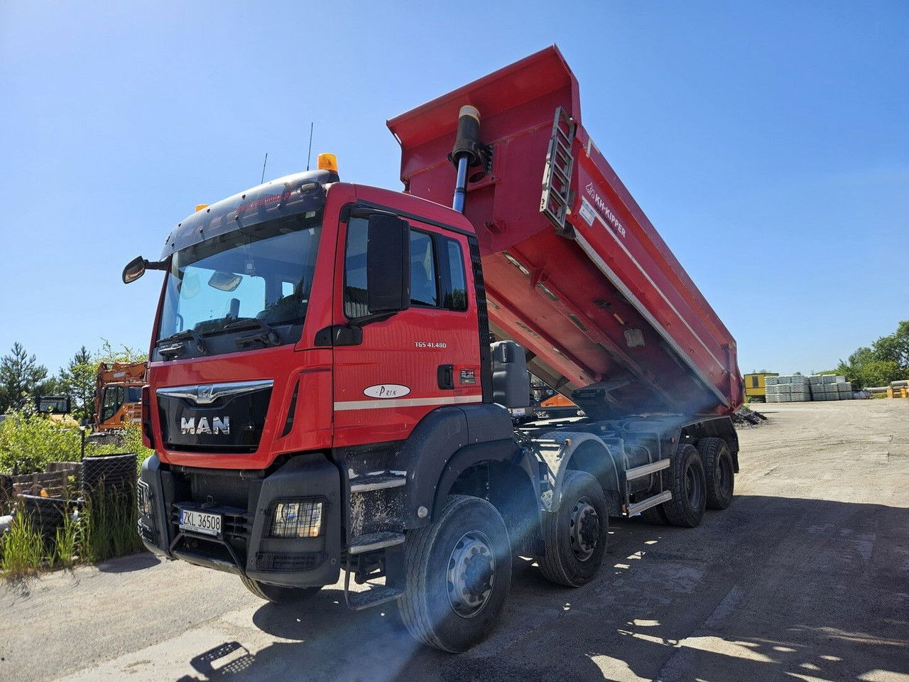MAN TGS 41.480 8x8 - Tipper - Tipper: picture 3 MAN TGS 41.480 8x8 - Tipper - Tipper: picture 3
