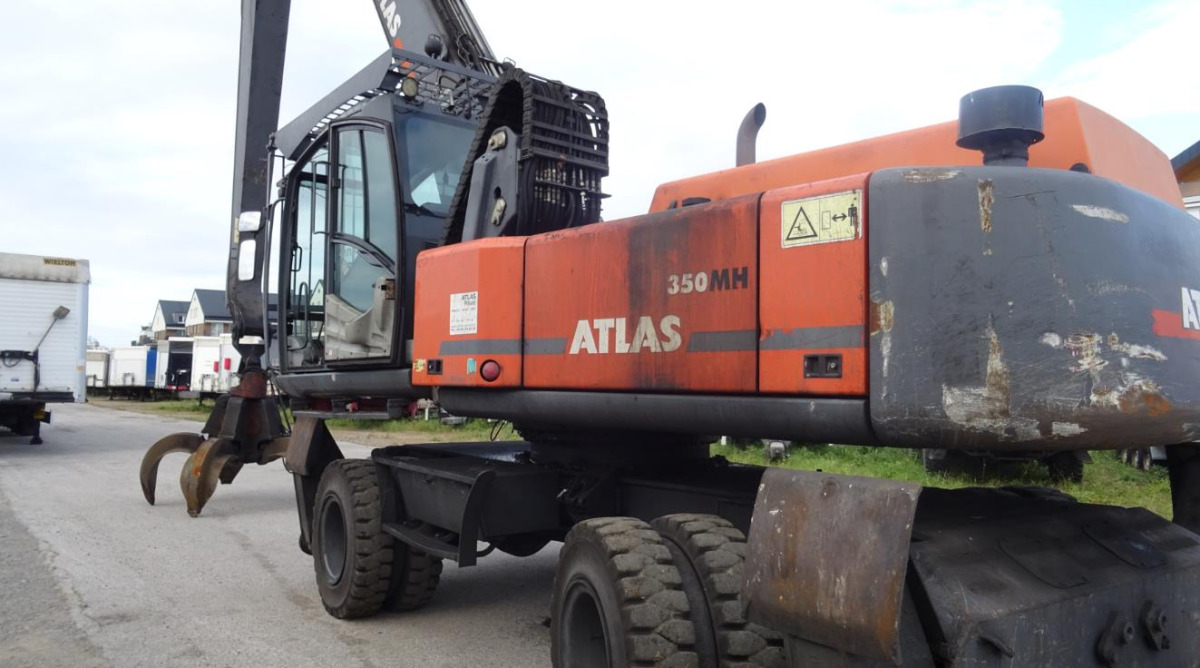 Maszyna przeładunkowa ATLAS 350MH - 2013/2018 - 166kW - 15,9m zasięgu - Material handler: picture 2 Maszyna przeładunkowa ATLAS 350MH - 2013/2018 - 166kW - 15,9m zasięgu - Material handler: picture 2