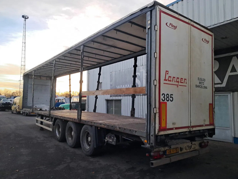 Fliegl 3x Ror Axle , Flat Trailer - Curtainsider semi-trailer: picture 4 Fliegl 3x Ror Axle , Flat Trailer - Curtainsider semi-trailer: picture 4