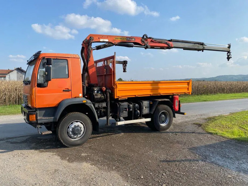 MAN LE 18-280 , 4X4 , Tipper , Palfinger PK 9501 - Tipper, Crane truck: picture 1 MAN LE 18-280 , 4X4 , Tipper , Palfinger PK 9501 - Tipper, Crane truck: picture 1
