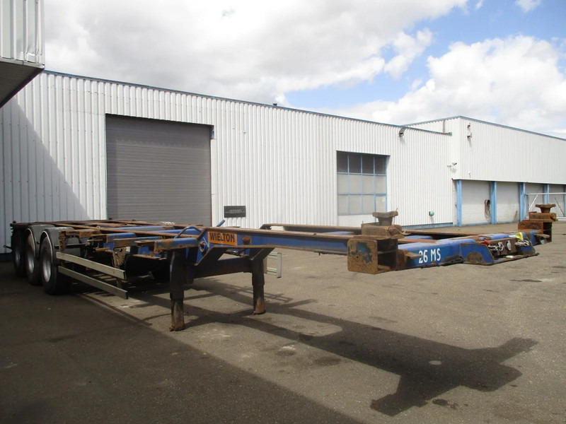 Wielton NS34 , Container Trailer , 3 ROR axle , Drum brakes , Air Suspension - Container transporter/ Swap body semi-trailer: picture 4 Wielton NS34 , Container Trailer , 3 ROR axle , Drum brakes , Air Suspension - Container transporter/ Swap body semi-trailer: picture 4