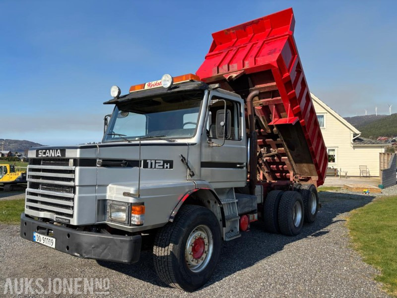 1984 Scania T112H 6X2 LC38, Veteran snutebil med tipp - Tipper: picture 3 1984 Scania T112H 6X2 LC38, Veteran snutebil med tipp - Tipper: picture 3