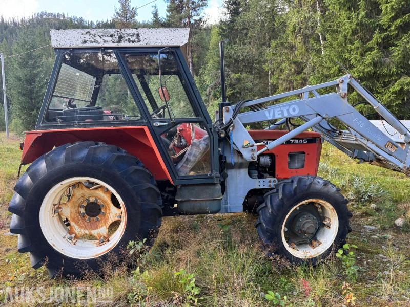 1987 Zetor 7245 mva fri traktor med Veto F15 lasteapparat 474 timer - Farm tractor: picture 3 1987 Zetor 7245 mva fri traktor med Veto F15 lasteapparat 474 timer - Farm tractor: picture 3