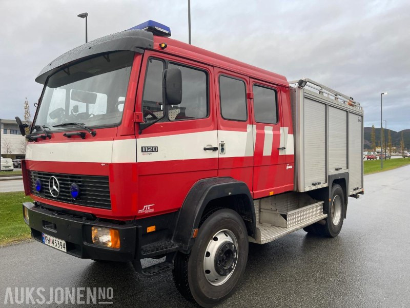 1990 Mercedes-Benz 1120 AF Brannbil, med kun 44745 km, Eu godkjent til 30.04.2026 - Fire engine: picture 1 1990 Mercedes-Benz 1120 AF Brannbil, med kun 44745 km, Eu godkjent til 30.04.2026 - Fire engine: picture 1