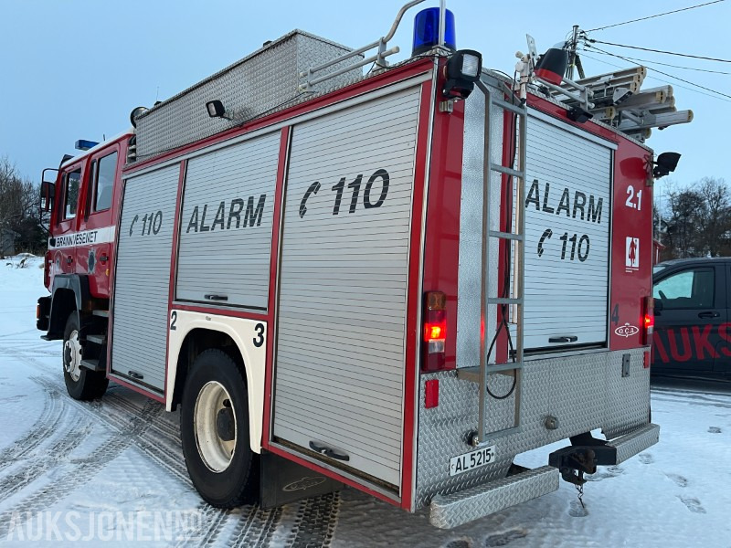 1991 MAN 12.232 FA Brannbil med kun 31150 km, registrert som motorredskap - Fire engine: picture 4 1991 MAN 12.232 FA Brannbil med kun 31150 km, registrert som motorredskap - Fire engine: picture 4