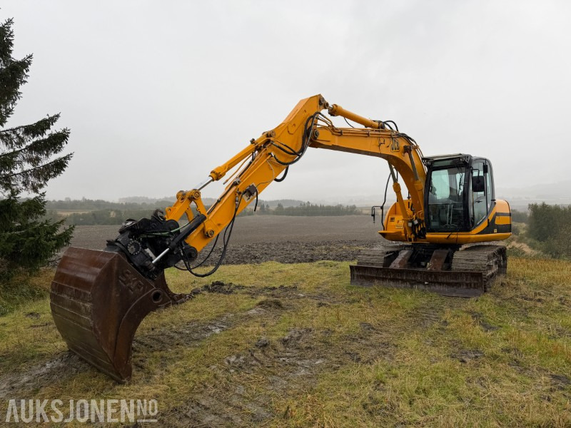 2006 JCB 145 D BELTEGRAVE - ROTORTILT - GRAVESKUFFE & PUSSESKUFFE - Excavator: picture 1 2006 JCB 145 D BELTEGRAVE - ROTORTILT - GRAVESKUFFE & PUSSESKUFFE - Excavator: picture 1