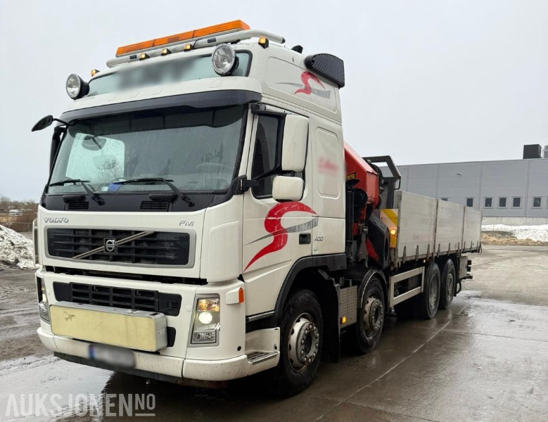 2006 Volvo FM 400 8x2 med PALFINGER PK 44002 og 8 hydrauliske seksjoner, Vinsj, Båtstøter, hydraulisk platform bredding opp til 3.05meter, 7 meter planlengde! - Crane truck: picture 1 2006 Volvo FM 400 8x2 med PALFINGER PK 44002 og 8 hydrauliske seksjoner, Vinsj, Båtstøter, hydraulisk platform bredding opp til 3.05meter, 7 meter planlengde! - Crane truck: picture 1