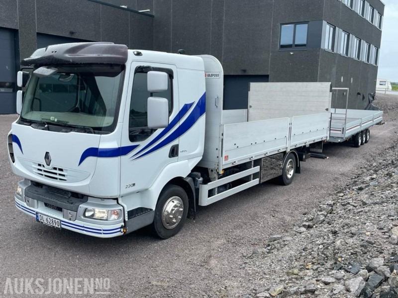 2007 RENAULT MIDLUM LASTEBIL - PLANBIL MED LIFT - 2022 BK-HENGEREN PHN 3565TTA 3 AKSLET MED VIPPEFUNKSJON- KUN 95544 KM! - Dropside/ Flatbed truck: picture 1 2007 RENAULT MIDLUM LASTEBIL - PLANBIL MED LIFT - 2022 BK-HENGEREN PHN 3565TTA 3 AKSLET MED VIPPEFUNKSJON- KUN 95544 KM! - Dropside/ Flatbed truck: picture 1