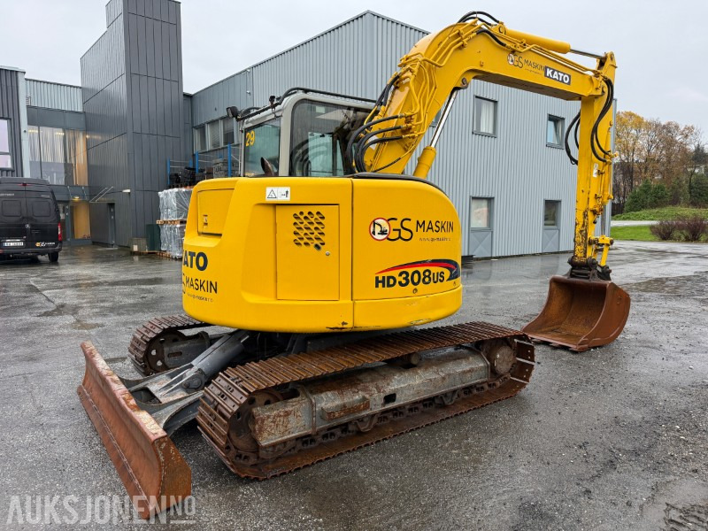 2008 Kato HD 308 US 8-tonns gravemaskin - Klepp hurtigfeste - Klepp graveskuff + pusseskuff m/tilt - 3927 timer - Excavator: picture 5 2008 Kato HD 308 US 8-tonns gravemaskin - Klepp hurtigfeste - Klepp graveskuff + pusseskuff m/tilt - 3927 timer - Excavator: picture 5
