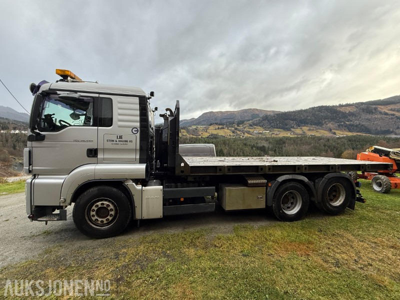 2010 MAN TGS 28.540 krokbil / krokløftbil - maskinflak + krokkasse - Hook lift truck: picture 2 2010 MAN TGS 28.540 krokbil / krokløftbil - maskinflak + krokkasse - Hook lift truck: picture 2