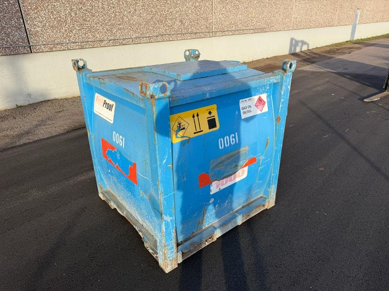 2011 1000L dieseltank Fuel Proof m/230V el-pumpe og fyllepistol - Construction equipment: picture 2 2011 1000L dieseltank Fuel Proof m/230V el-pumpe og fyllepistol - Construction equipment: picture 2