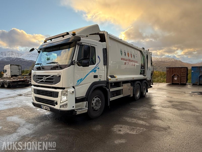 2011 Volvo FM330 6X2 Komprimatorbil 22M3 - Strøere - Baklaster - 353908KM - Refuse truck: picture 1 2011 Volvo FM330 6X2 Komprimatorbil 22M3 - Strøere - Baklaster - 353908KM - Refuse truck: picture 1