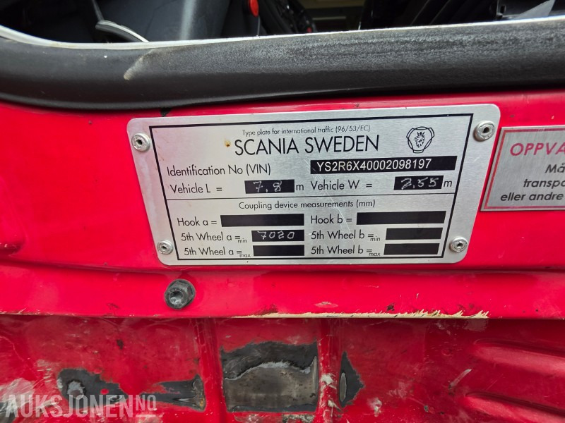 Tipper 2014 Scania R 580 asfaltbil/tippbil: picture 12