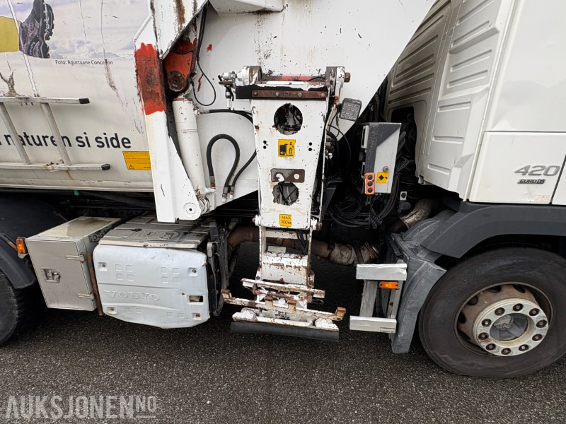 2014 Volvo FM420 EURO 6 sidelaster / komprimatorbil / renovasjonsbil - leveres med ny EU godkjenning - Refuse truck: picture 5 2014 Volvo FM420 EURO 6 sidelaster / komprimatorbil / renovasjonsbil - leveres med ny EU godkjenning - Refuse truck: picture 5