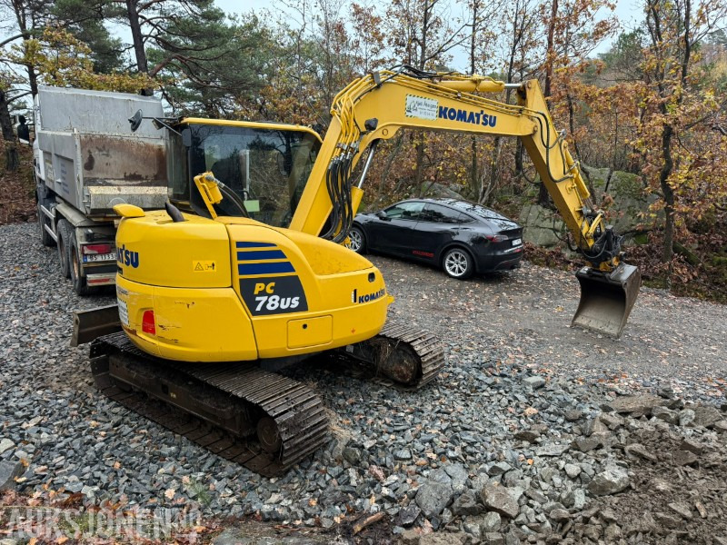 2015 Komatsu PC78US-10 Gravemaskin / ENGCON tiltrotator / 3 skuffer / 6277 T - Excavator: picture 3 2015 Komatsu PC78US-10 Gravemaskin / ENGCON tiltrotator / 3 skuffer / 6277 T - Excavator: picture 3