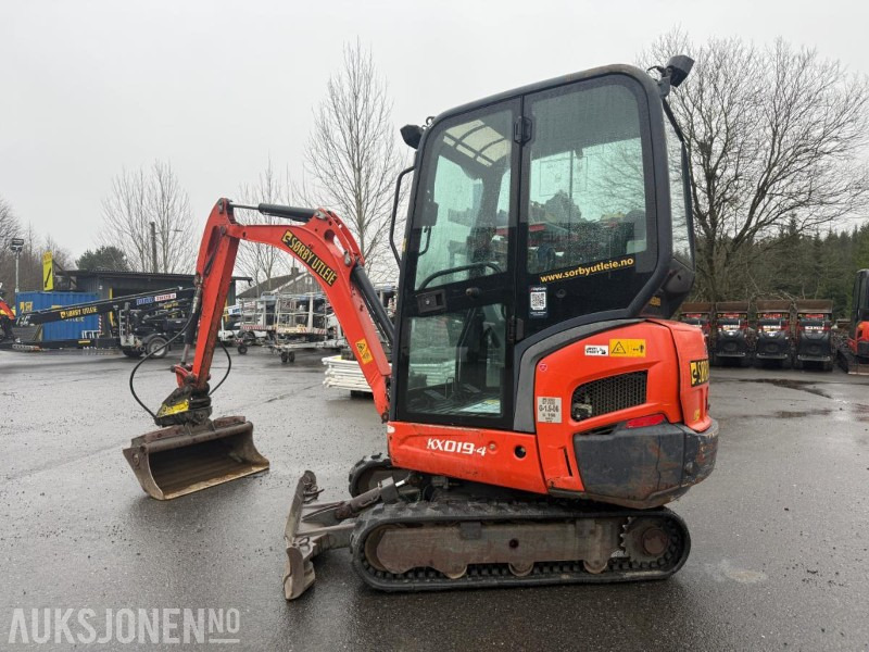 2016 Kubota KX019-4 MINIGRAVER NYE BELTER SERVICEHISTORIKK NY SERVICE 12/25. - Mini excavator: picture 2 2016 Kubota KX019-4 MINIGRAVER NYE BELTER SERVICEHISTORIKK NY SERVICE 12/25. - Mini excavator: picture 2