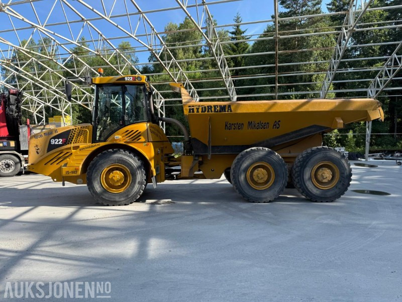 2017 Hydrema 922F 2.55 DUMPER SERVICEHISTORIKK LITE TIMER. - Dumper: picture 4 2017 Hydrema 922F 2.55 DUMPER SERVICEHISTORIKK LITE TIMER. - Dumper: picture 4