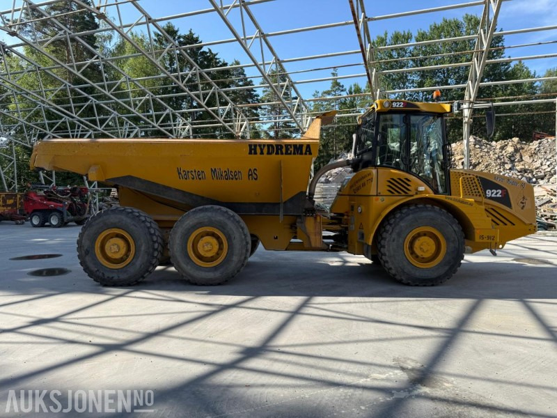 2017 Hydrema 922F 2.55 DUMPER SERVICEHISTORIKK LITE TIMER. - Dumper: picture 3 2017 Hydrema 922F 2.55 DUMPER SERVICEHISTORIKK LITE TIMER. - Dumper: picture 3