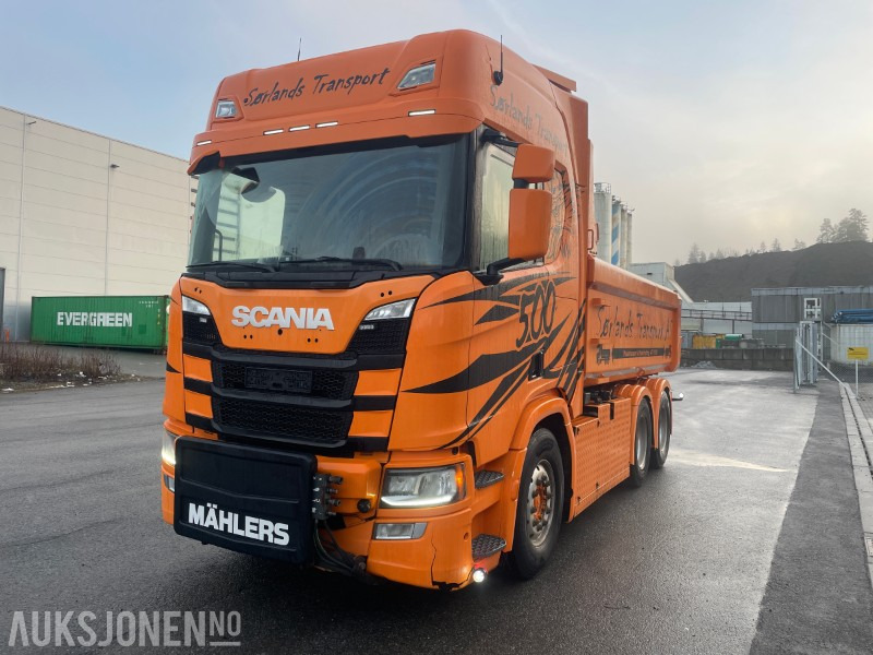 2018 Scania R500 6x4 m/dumperkasse brøyterigget Kun 167 000 km - Tipper: picture 1 2018 Scania R500 6x4 m/dumperkasse brøyterigget Kun 167 000 km - Tipper: picture 1