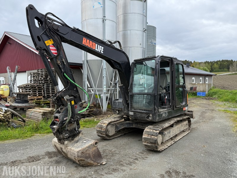 Excavator 2019 Hardlife HE80 beltegraver med 882 timer! - Tiltrotator - 2 skuffer: picture 1
