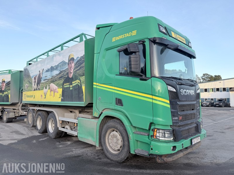 2019 Scania R 580 8x4 tridem krokløft - VDL 24t krok - Hook lift truck: picture 3 2019 Scania R 580 8x4 tridem krokløft - VDL 24t krok - Hook lift truck: picture 3
