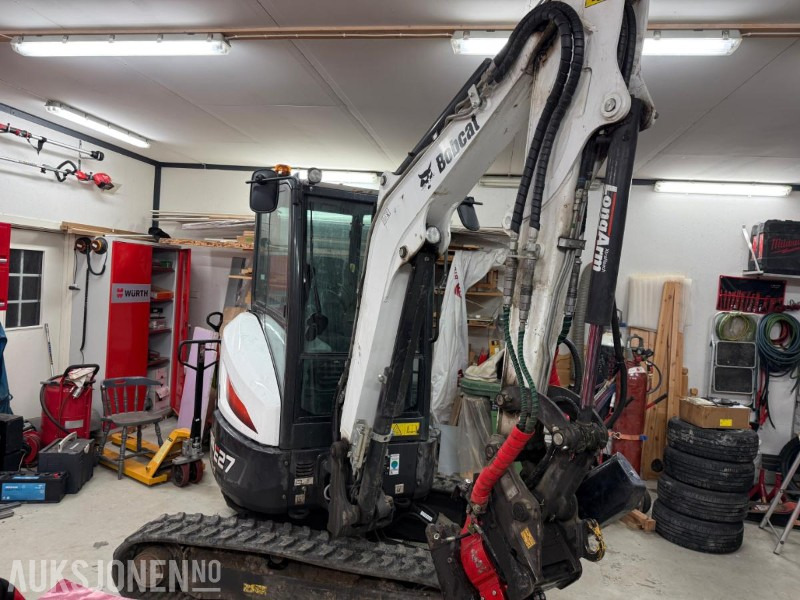 2022 Bobcat E27 m/Rototilt tiltrotator, lite timer - Mini excavator: picture 4 2022 Bobcat E27 m/Rototilt tiltrotator, lite timer - Mini excavator: picture 4