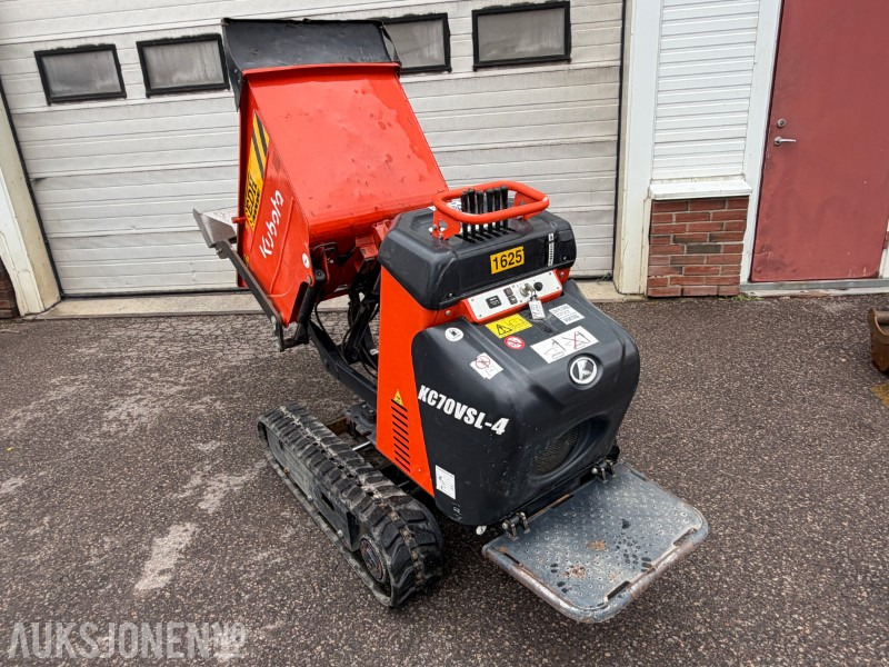 2022 Kubota KC70 minidumper - 7kW - 3600 rpm - Beltebredder - Dumper: picture 3 2022 Kubota KC70 minidumper - 7kW - 3600 rpm - Beltebredder - Dumper: picture 3