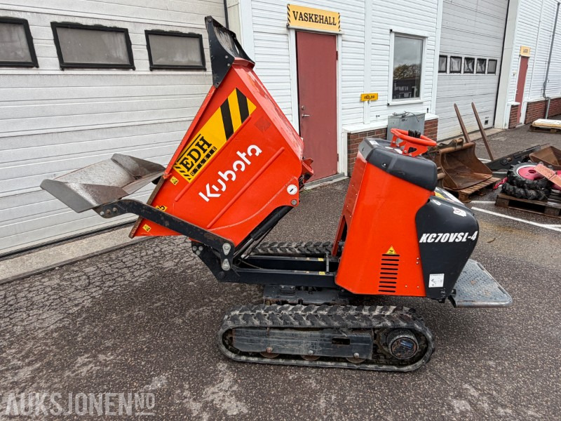 2022 Kubota KC70 minidumper - 7kW - 3600 rpm - Beltebredder - Dumper: picture 1 2022 Kubota KC70 minidumper - 7kW - 3600 rpm - Beltebredder - Dumper: picture 1