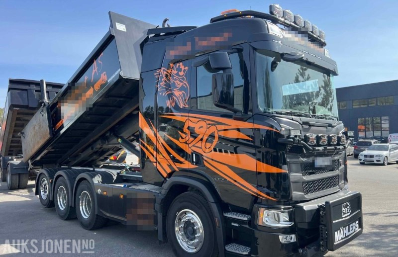 2024 Scania R590 8x4 krokbil - 12 000 km - serviceavtale - Hook lift truck: picture 4 2024 Scania R590 8x4 krokbil - 12 000 km - serviceavtale - Hook lift truck: picture 4