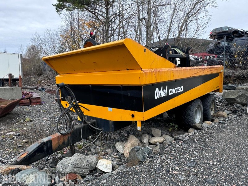 2014 Orkel Dumperhenger / traktorhenger DX130 - Maks nyttelast 13.290 kg - Agricultural machinery: picture 1 2014 Orkel Dumperhenger / traktorhenger DX130 - Maks nyttelast 13.290 kg - Agricultural machinery: picture 1