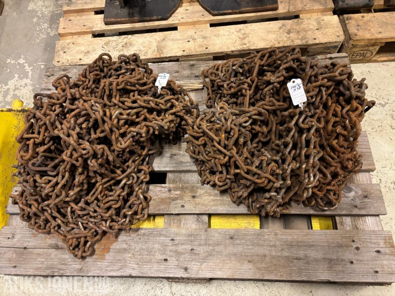 Kjettingsett 2stk 600/65R38 - Agricultural machinery: picture 1 Kjettingsett 2stk 600/65R38 - Agricultural machinery: picture 1