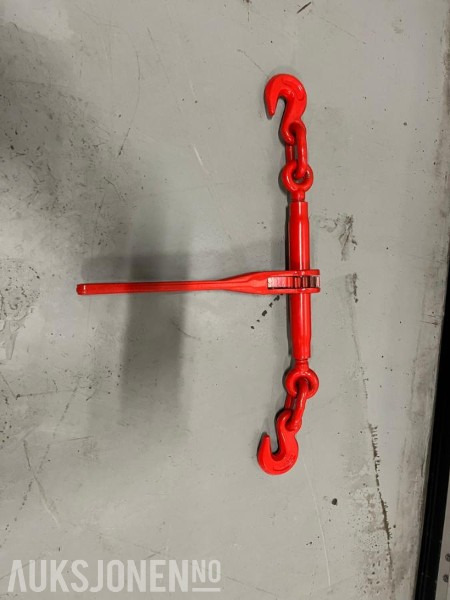 Nytt! 4 stk kjetting og 4 stk strammere. 8mm - Attachment for Construction machinery: picture 1 Nytt! 4 stk kjetting og 4 stk strammere. 8mm - Attachment for Construction machinery: picture 1