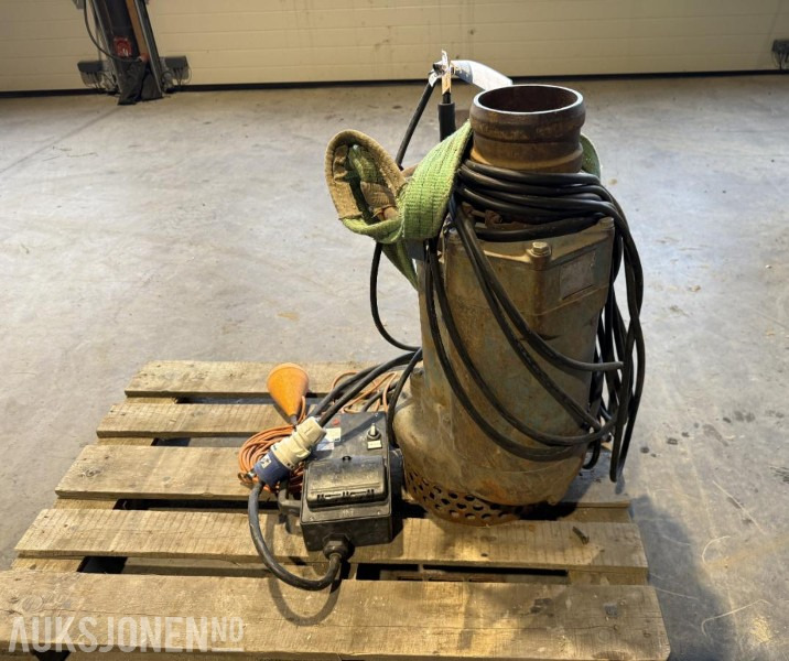 Elektrisk lensepumpe m/flottør 3000L - rep.objekt. - Construction equipment: picture 1 Elektrisk lensepumpe m/flottør 3000L - rep.objekt. - Construction equipment: picture 1