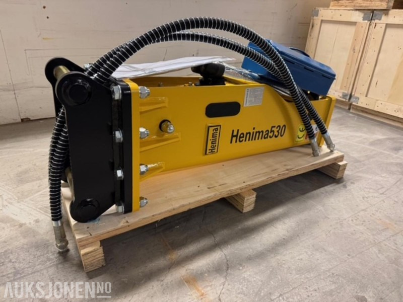 NY HENIMA PIGGHAMMER TIL 2,5-4,5 TONNS GRAVEMASKIN S40 - Hydraulic hammer: picture 3 NY HENIMA PIGGHAMMER TIL 2,5-4,5 TONNS GRAVEMASKIN S40 - Hydraulic hammer: picture 3