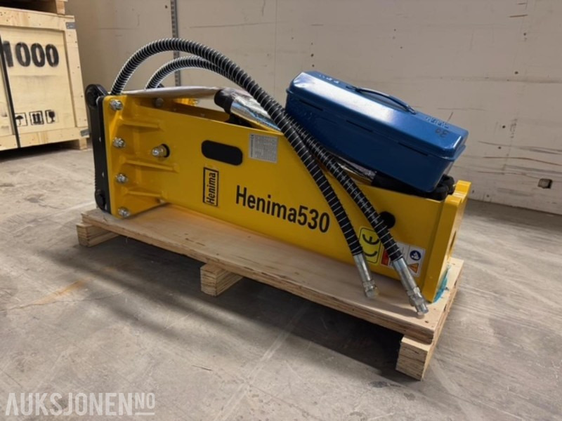 NY HENIMA PIGGHAMMER TIL 2,5-4,5 TONNS GRAVEMASKIN S40 - Hydraulic hammer: picture 2 NY HENIMA PIGGHAMMER TIL 2,5-4,5 TONNS GRAVEMASKIN S40 - Hydraulic hammer: picture 2