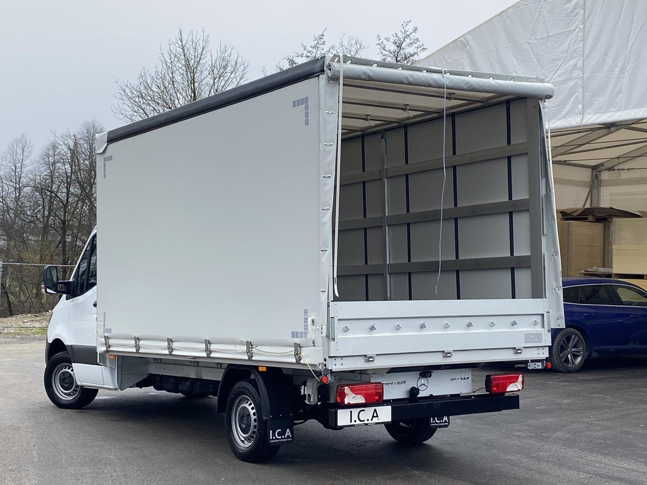 MERCEDES BENZ SPRINTER 317 CDI 170PS 1+2 PRITSCHE PLANE 4100MM - Curtain side van: picture 4 MERCEDES BENZ SPRINTER 317 CDI 170PS 1+2 PRITSCHE PLANE 4100MM - Curtain side van: picture 4