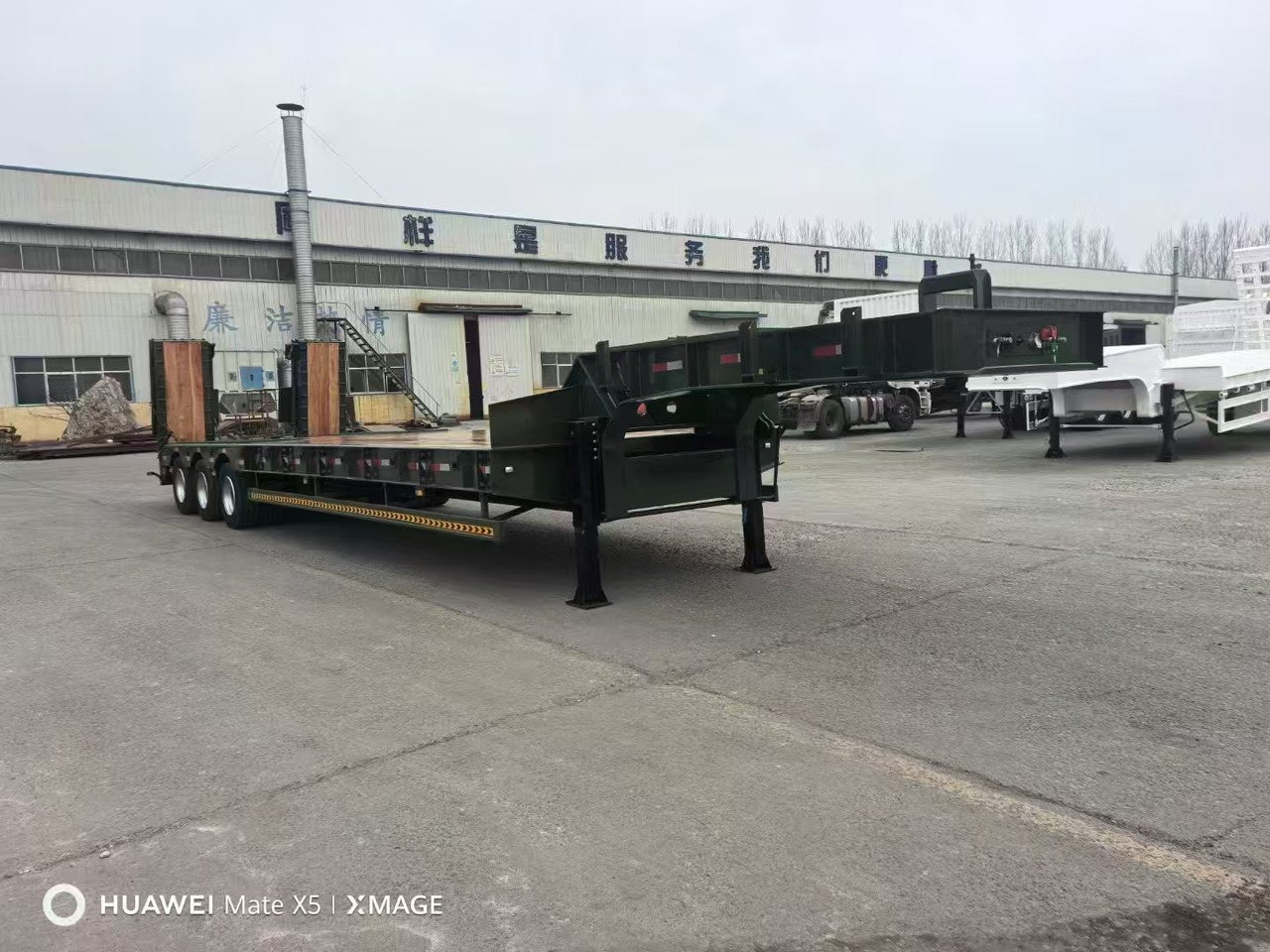 New Low loader semi-trailer ZHICHENG Semi Flat Bed Low Bed in length 8M, 10M, 12M, 14M,16M: picture 14