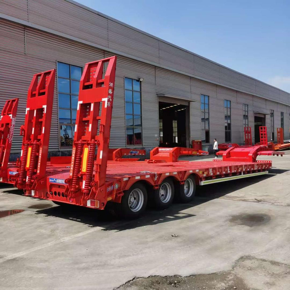 New Low loader semi-trailer ZHICHENG Semi Flat Bed Low Bed in length 8M, 10M, 12M, 14M,16M: picture 7