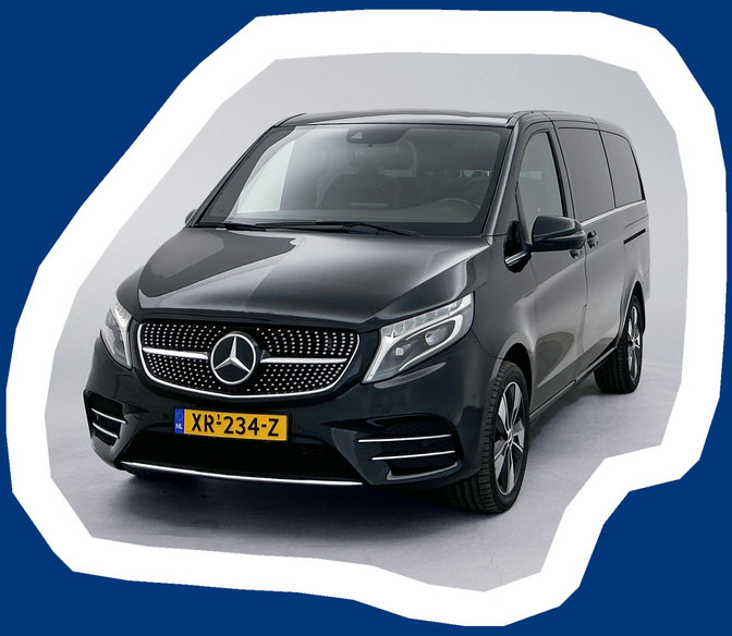 Mercedes-Benz V-Klasse 220d Lang Avantgarde Edition 8 Persoons incl. BPM Elektr schuifdeuren Nappa Leder Pano 8 zitplaatsen Geel kenteken - Minibus, People carrier: picture 1 Mercedes-Benz V-Klasse 220d Lang Avantgarde Edition 8 Persoons incl. BPM Elektr schuifdeuren Nappa Leder Pano 8 zitplaatsen Geel kenteken - Minibus, People carrier: picture 1