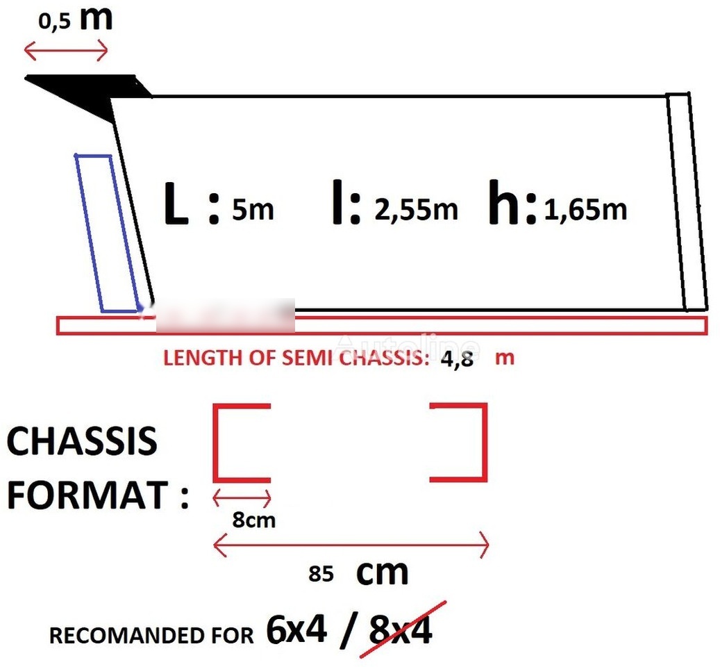 Hyva HARDOX 6x4 BENA basculabila CA NOUA - Flatbed body: picture 1 Hyva HARDOX 6x4 BENA basculabila CA NOUA - Flatbed body: picture 1