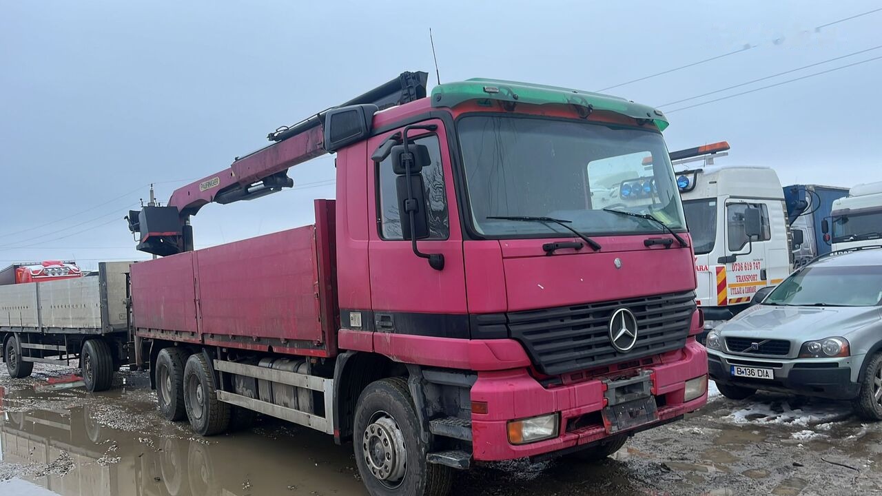 Mercedes-Benz Actros MP1 - Dropside/ Flatbed truck, Crane truck: picture 1 Mercedes-Benz Actros MP1 - Dropside/ Flatbed truck, Crane truck: picture 1
