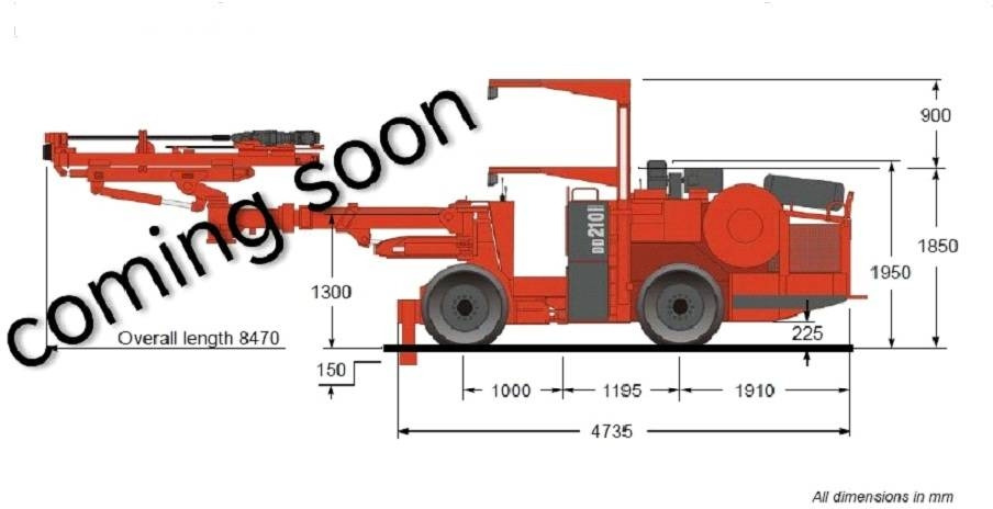Sandvik DD 210 - Tunnel boring machine: picture 1 Sandvik DD 210 - Tunnel boring machine: picture 1