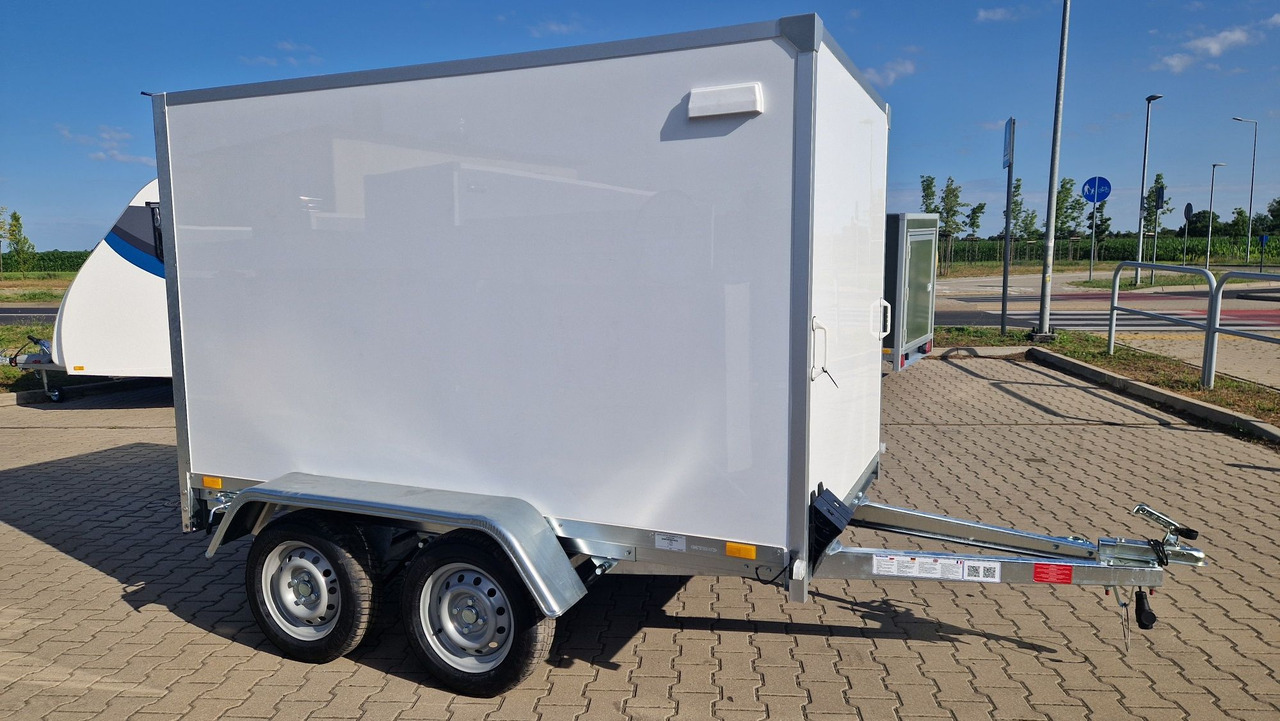 Nowa Przyczepa Furgon Kontener transportowy ABS 250 z rampą - Closed box trailer: picture 3 Nowa Przyczepa Furgon Kontener transportowy ABS 250 z rampą - Closed box trailer: picture 3