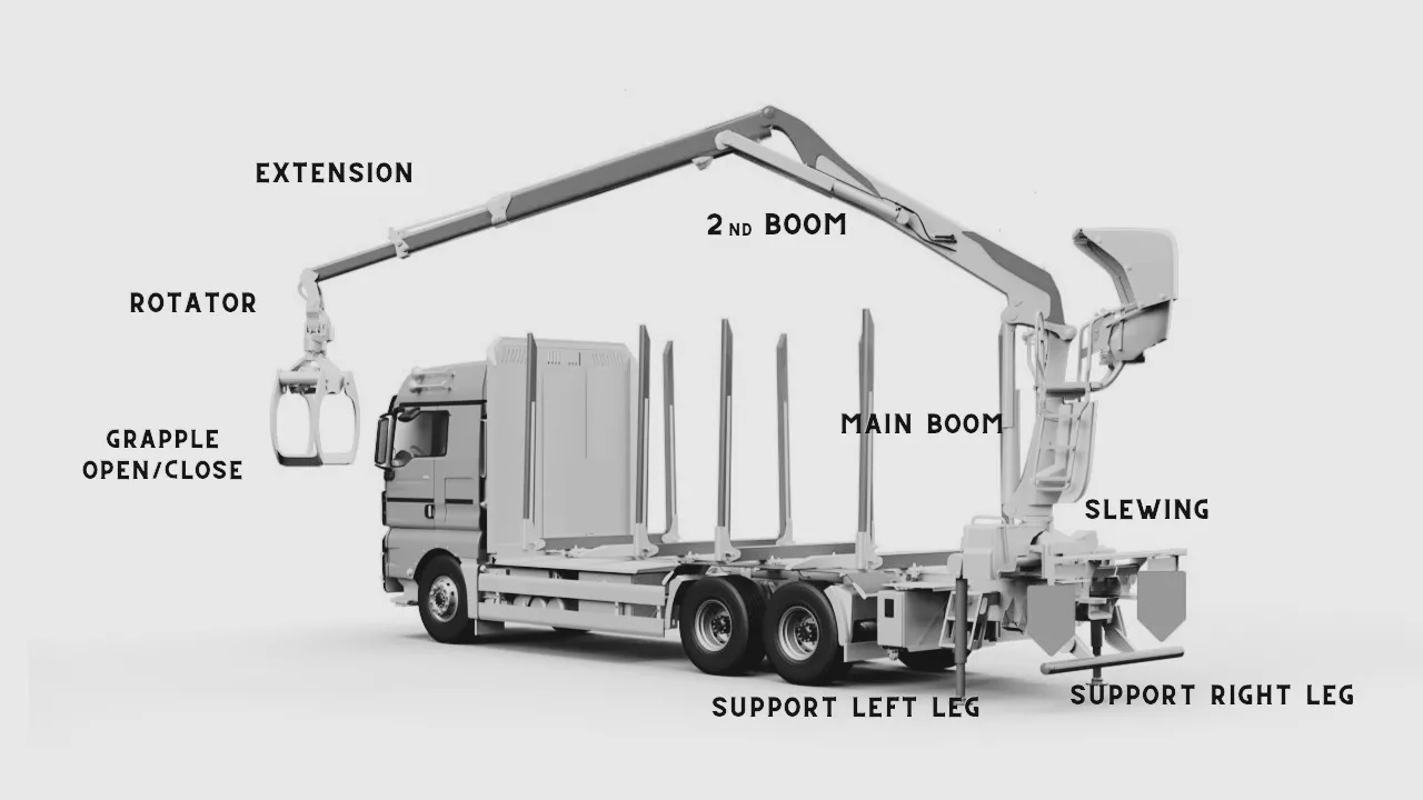 Set Scanreco RC400 with Walvoil DPX100 Cormach, Atlas, Liebherr, Fassi - Forestry trailer: picture 4 Set Scanreco RC400 with Walvoil DPX100 Cormach, Atlas, Liebherr, Fassi - Forestry trailer: picture 4