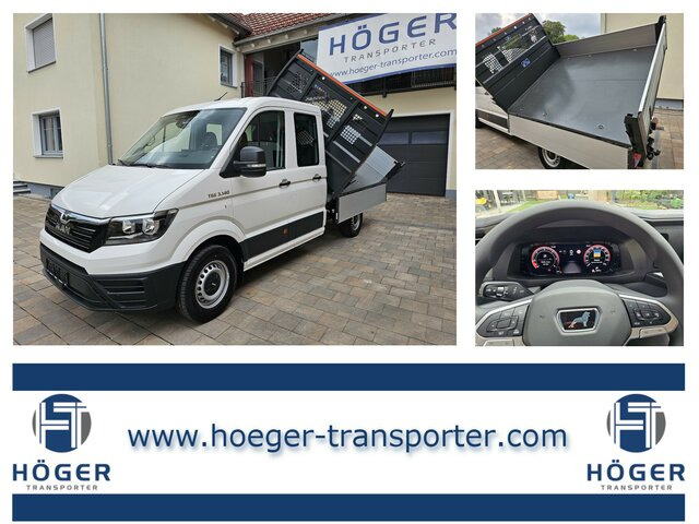 MAN TGE 3.140 Doka L3 Dreiseitenkipper Facelift - Tipper van, Crew cab van: picture 1 MAN TGE 3.140 Doka L3 Dreiseitenkipper Facelift - Tipper van, Crew cab van: picture 1