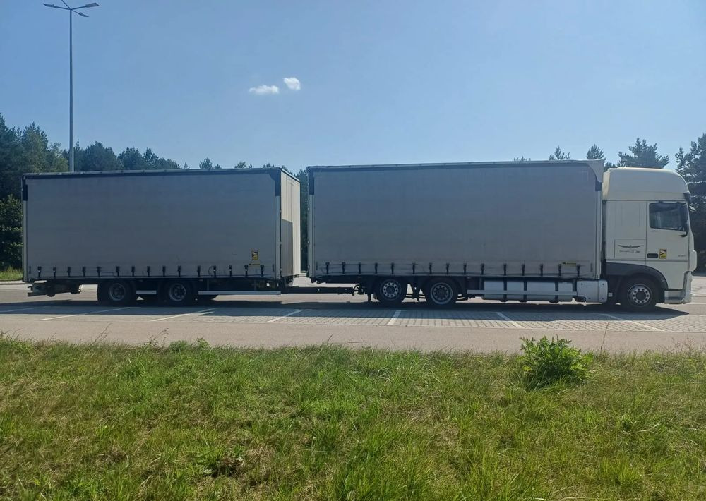DAF XF 480 SUPER SPACE CAB / ZESTAW TANDEM PRZEJAZDOWY 120 M3 / SSC / ACC /EURO 6 - Curtain side truck: picture 2 DAF XF 480 SUPER SPACE CAB / ZESTAW TANDEM PRZEJAZDOWY 120 M3 / SSC / ACC /EURO 6 - Curtain side truck: picture 2